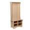 Flash Furniture Paisley 31.5in. Wide Hall Tree w/Bench, 3 Single Storage Hooks, and 4 Lower Storage Cubbies NAN-FY-HY-HT06-WTHWD-GG - alternate 9